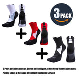 High Quality New Men Outdoor Sports Elite Basketball Socks Men Cycling Socks Compression Socks Cotton Towel Bottom Men's socks