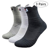 SFIT velonoski  Professional Basketball Sport Socks Winter Thick Outdoor Sports Fitness Compression Sock Chaussette Homme Sports