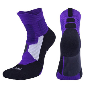 High Quality New Men Outdoor Sports Elite Basketball Socks Men Cycling Socks Compression Socks Cotton Towel Bottom Men's socks