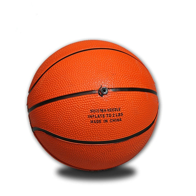 Portable Funny Basketball Mini Yellow Basketball Rubber Training Small Size for Indoor Mini Basketball Ball Sports Game A1030