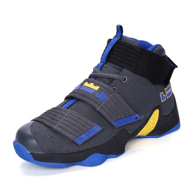 2019 Basketball Sneakers Athletic Shoes New Men's Basketball Shoes Zapatillas Hombre Deportiva Yellow Breathable Men Ankle Boots