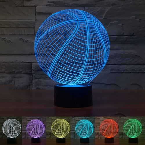 Basketball 3D Night Light 3D