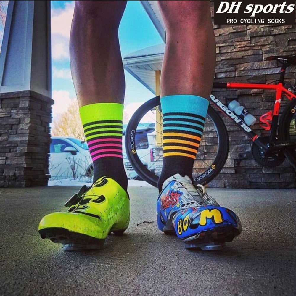 6 Color Fshion Cycling Socks