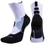 High Quality New Men Outdoor Sports Elite Basketball Socks Men Cycling Socks Compression Socks Cotton Towel Bottom Men's socks