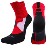 High Quality New Men Outdoor Sports Elite Basketball Socks Men Cycling Socks Compression Socks Cotton Towel Bottom Men's socks